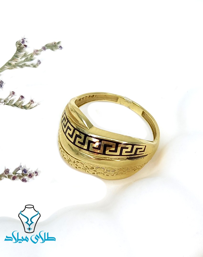 خرید انگشتر طلا ورساچ کد21 از میلاد زر