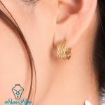 خرید گوشواره حلقه ای طلا یانا