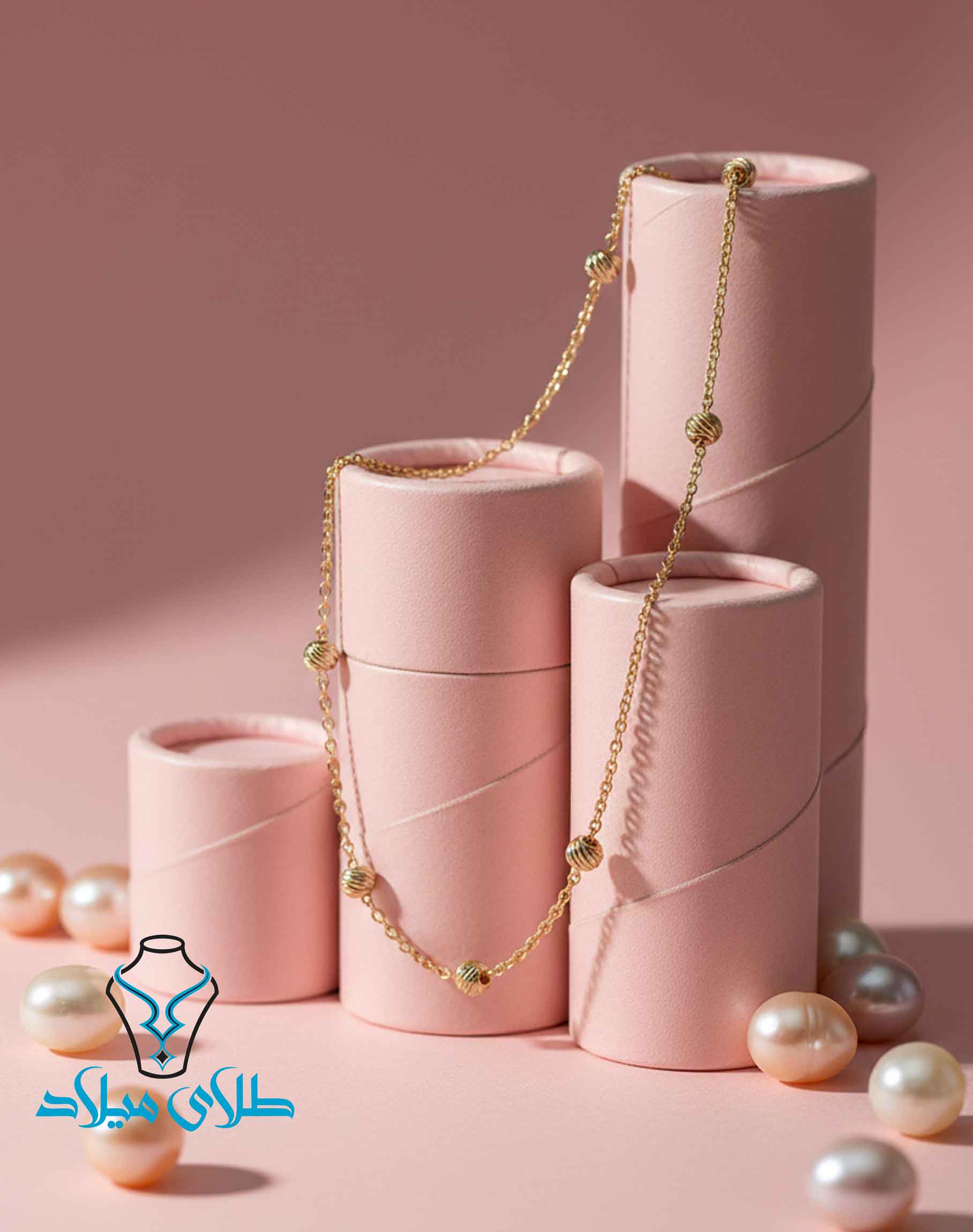 دستبند طلا آلبرنادو کد10 گالری طلا میلاد