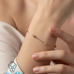 خرید دستبند طلا آلبرنادو کد10 از میلادزر