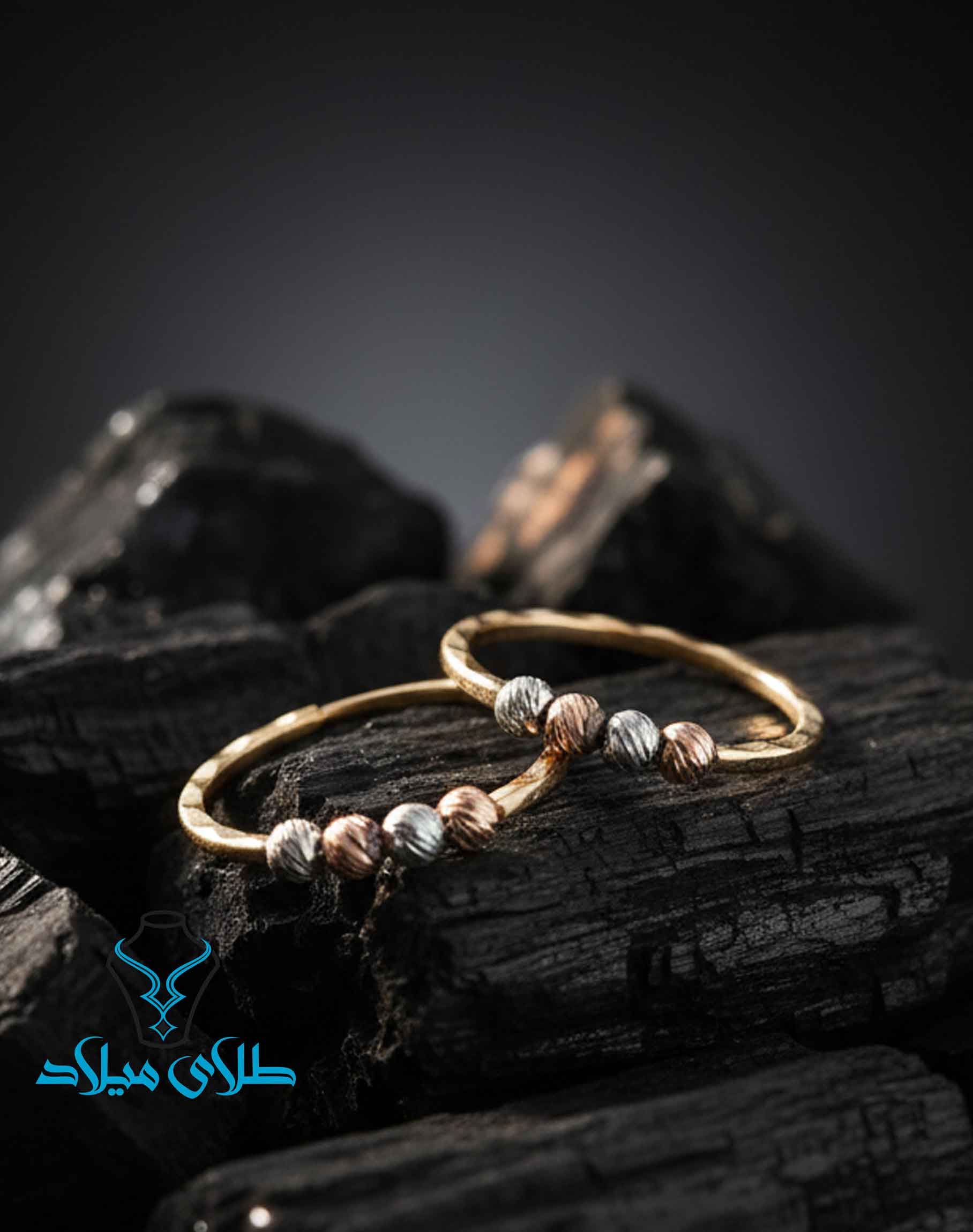 گوشواره حلقهای طلا آلبرنادو کد13 در گالری طلا