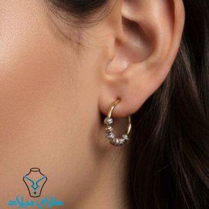 خرید گوشواره حلقهای طلا آلبرنادو کد13