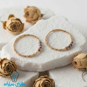 گوشواره حلقه‌ای آلبرنادو کد14