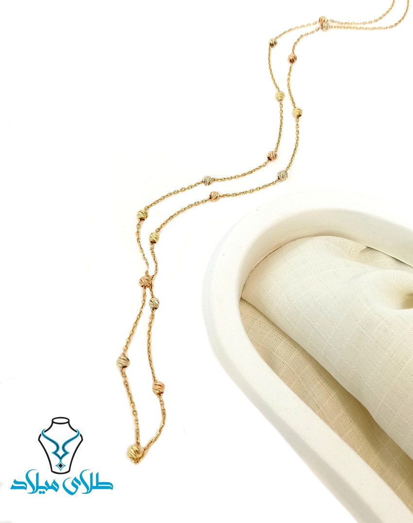 گردنبند طلا آلبرنادو کد13 میلادزر