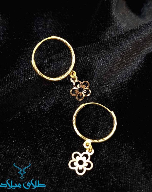 گوشواره حلقه ای بهار زیبا