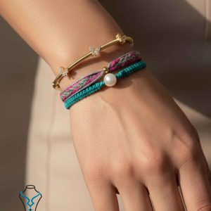 خرید دستبند النگویی طلا کد5 از میلادزر