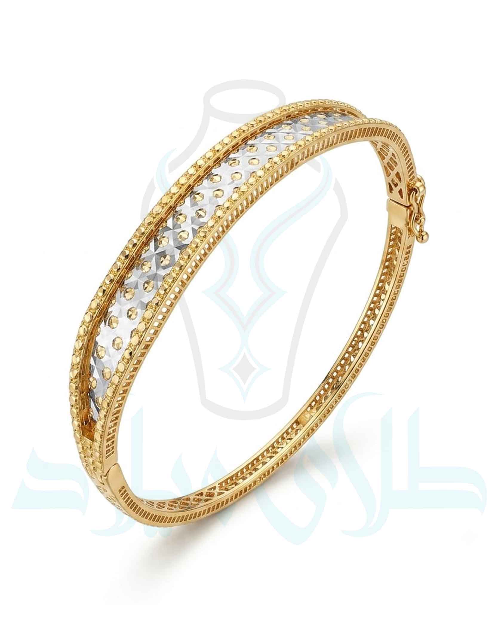 خرید دستبند النگویی طلا کد10