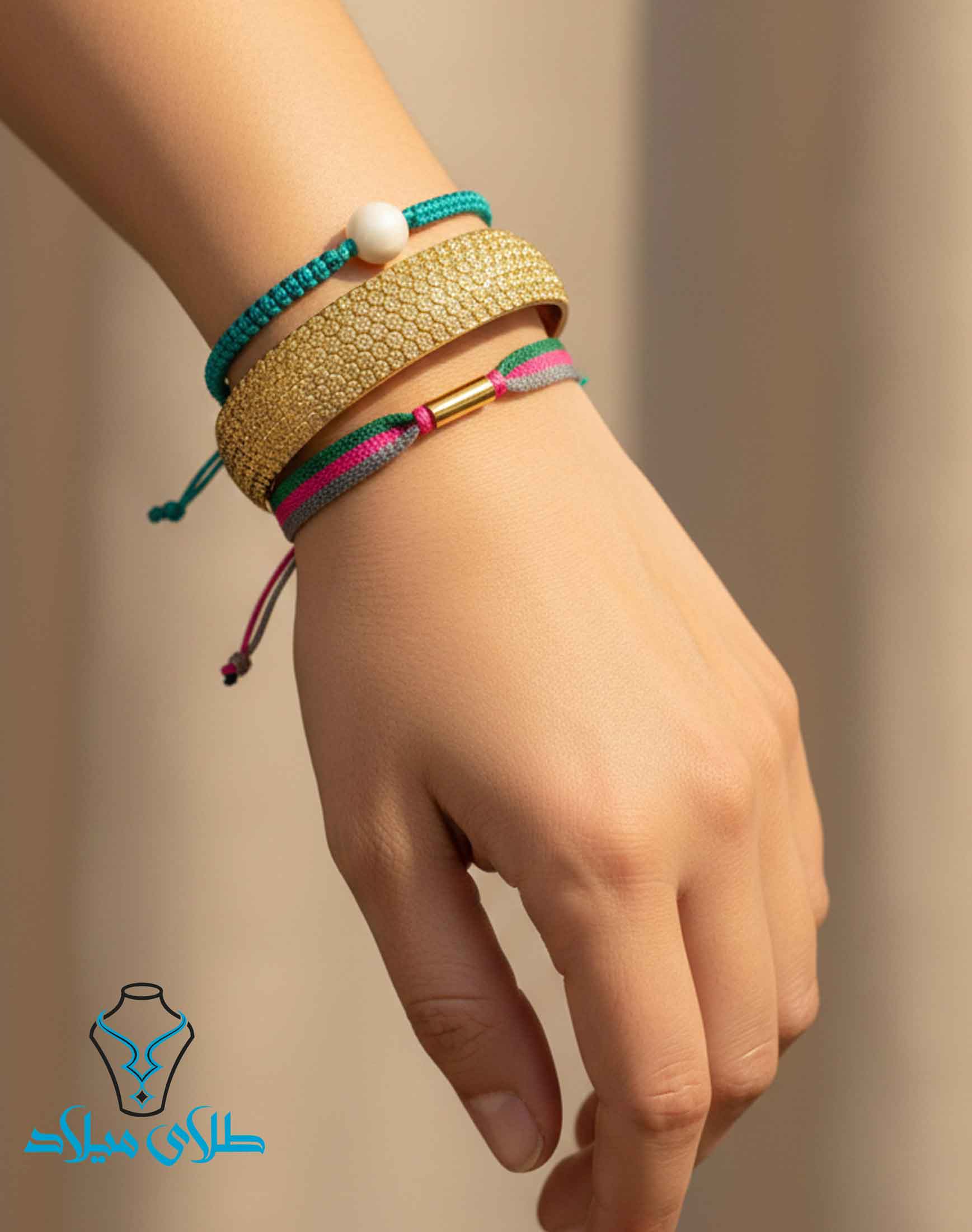 خرید تکپوش طلا کد9 میلادزر