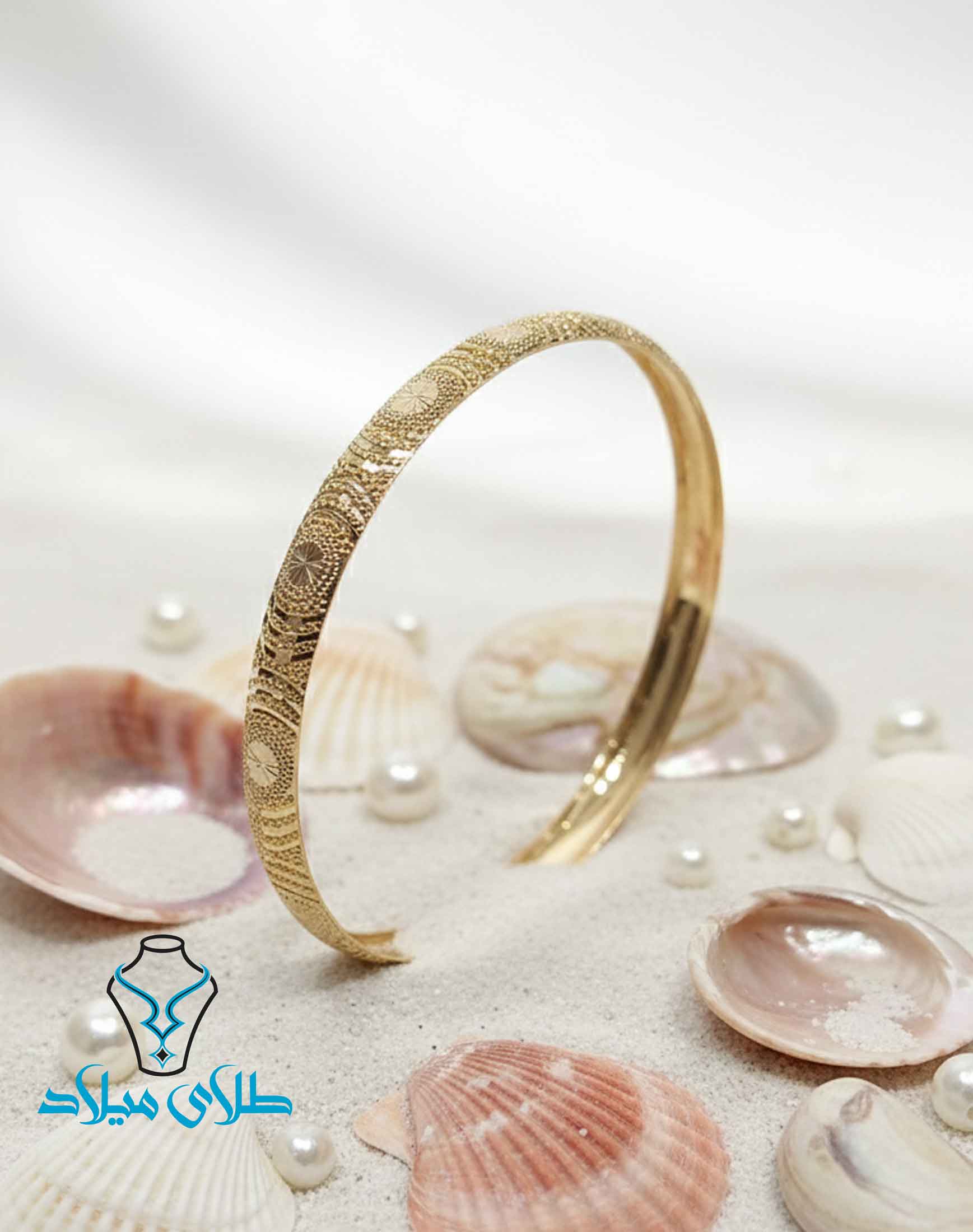 النگو طلا کد18 در گالری طلا میلاد