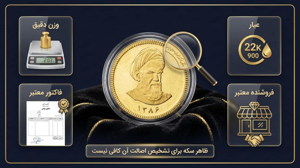 چگونه ربع سکه اصل را تشخیص دهیم؟