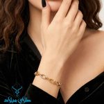 خرید دستبند طلا کد12