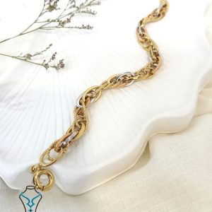 خرید دستبند طلا کد25