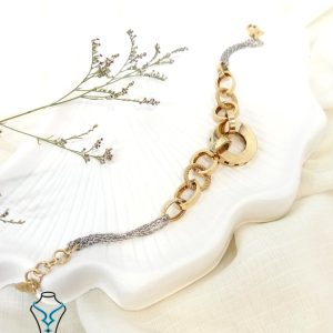 خرید دستبند طلا کد28 میلادزر