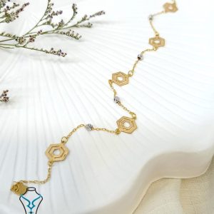 خرید دستبند طلا کد35