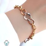 خرید دستبند طلا کد41 طلای میلاد