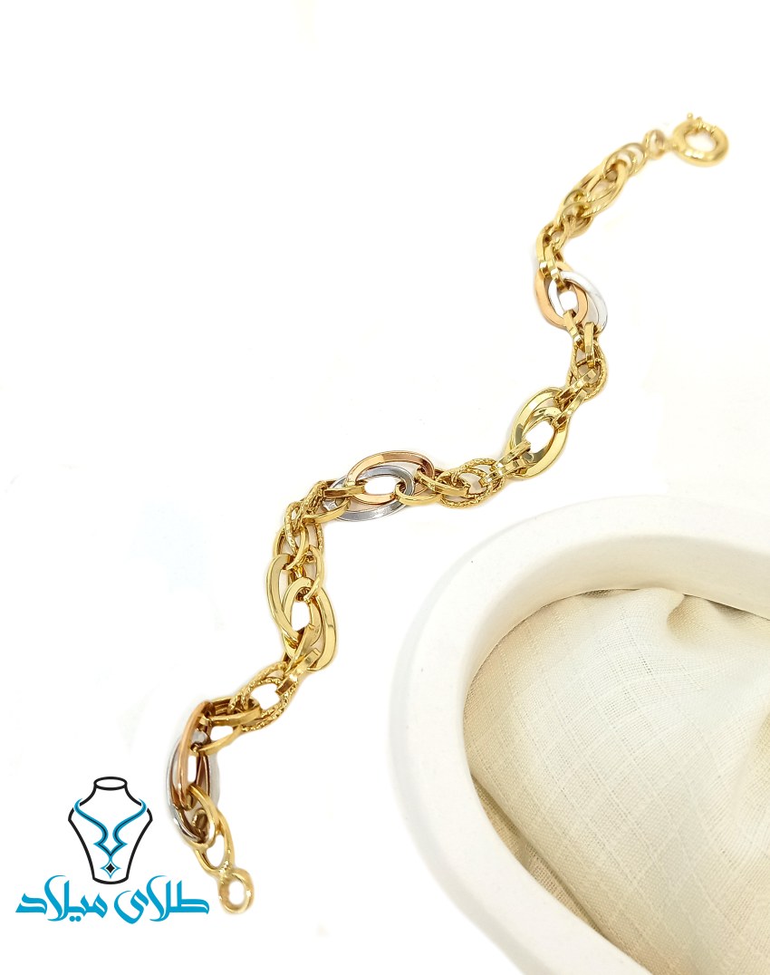 خرید دستبند طلا کد42