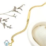 خرید دستبند طلا بچگانه کد43 میلادزر