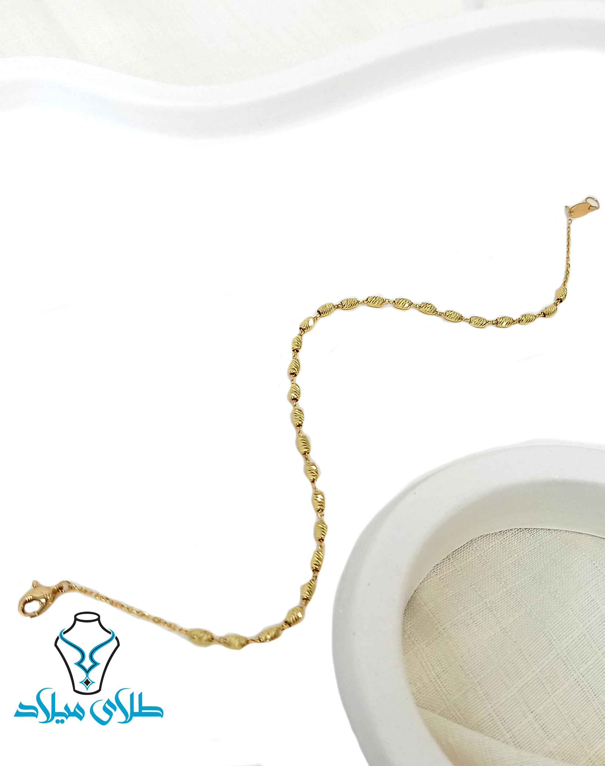 خرید دستبند طلا کد45