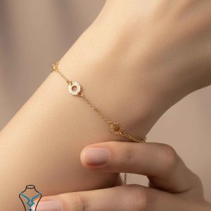 خرید دستبند طلا کد48 از میلادزر