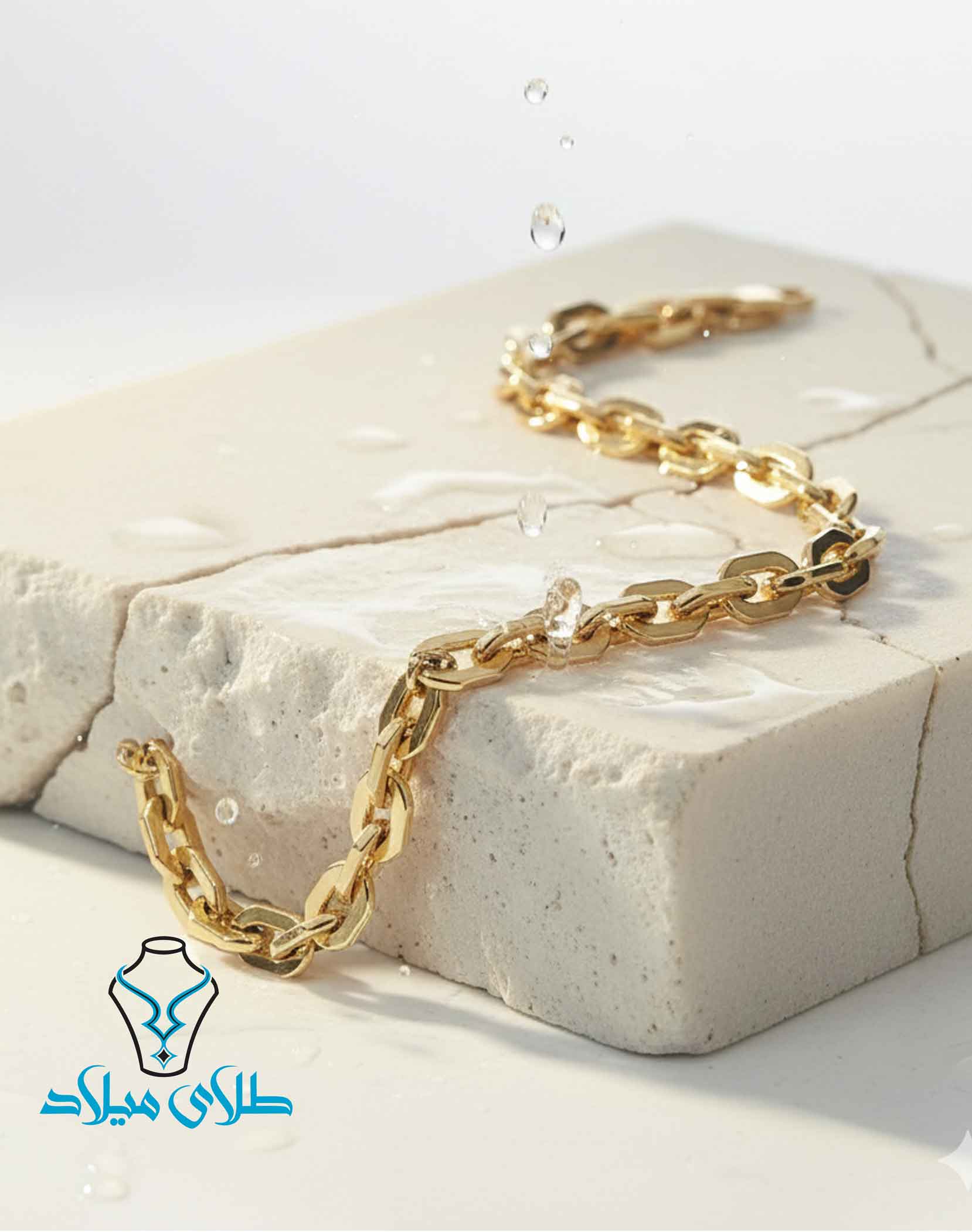 دستبند کد58 طلا میلادزر