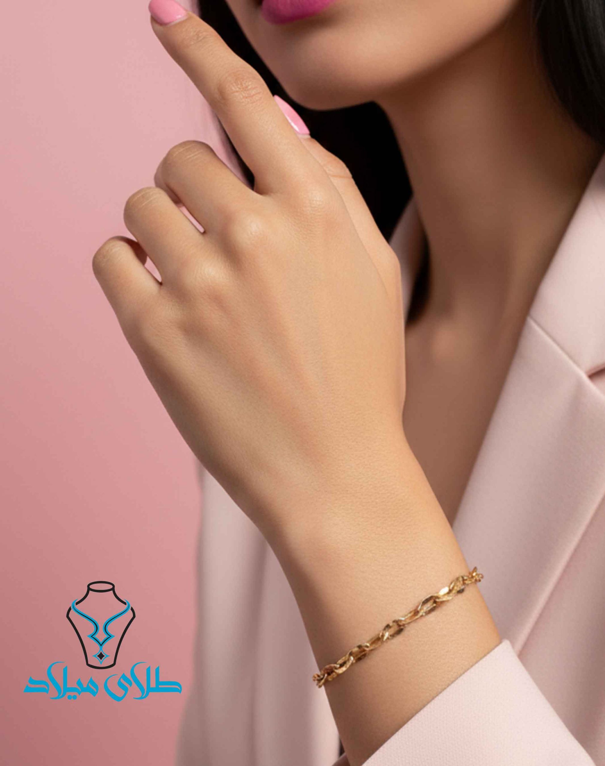 دستبند طلا کد64 در گالری طلای میلاد