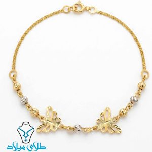 خرید دستبند طلا کد80