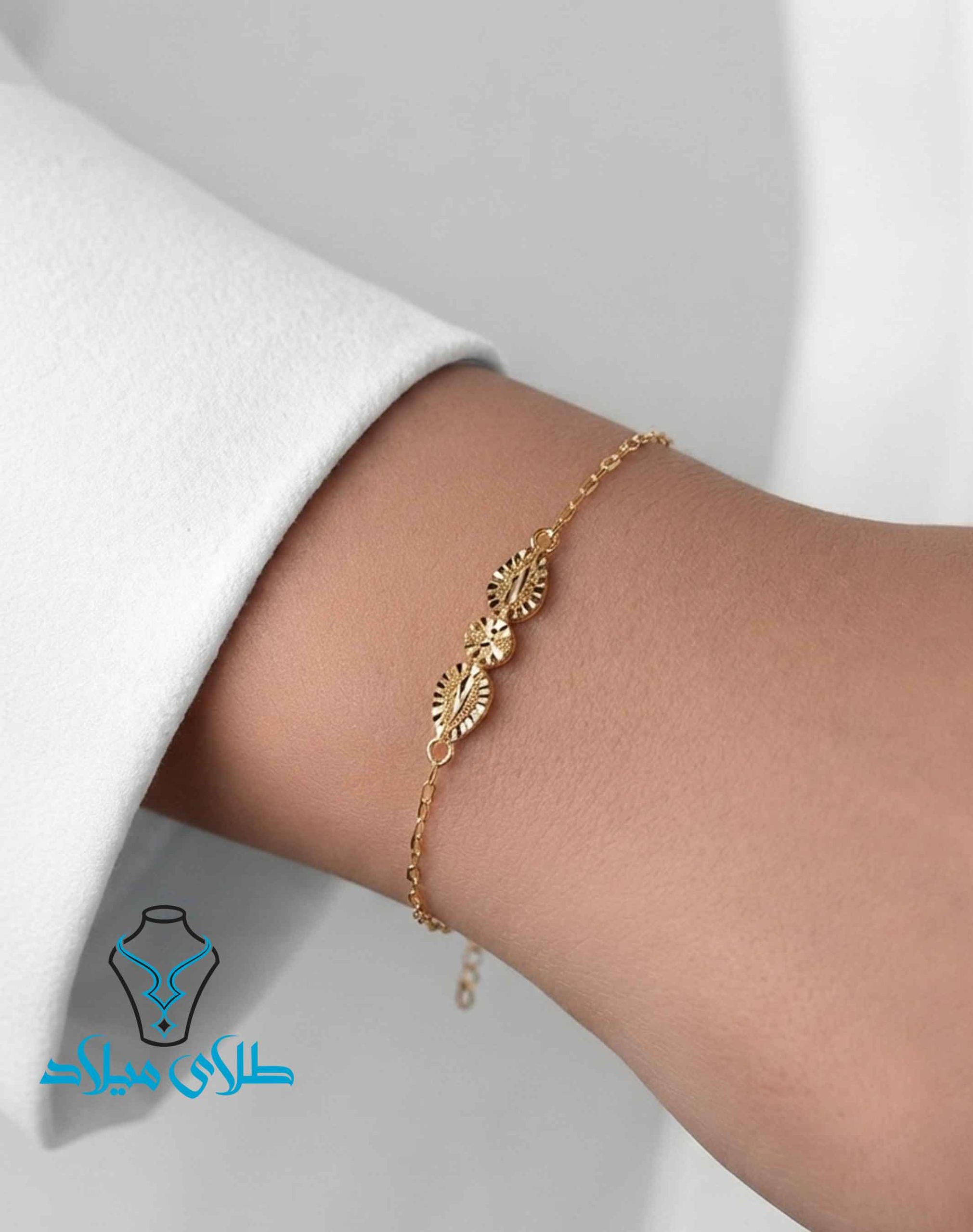 خرید دستبند طلا کد83