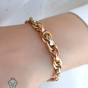 خرید دستبند طلا کد15