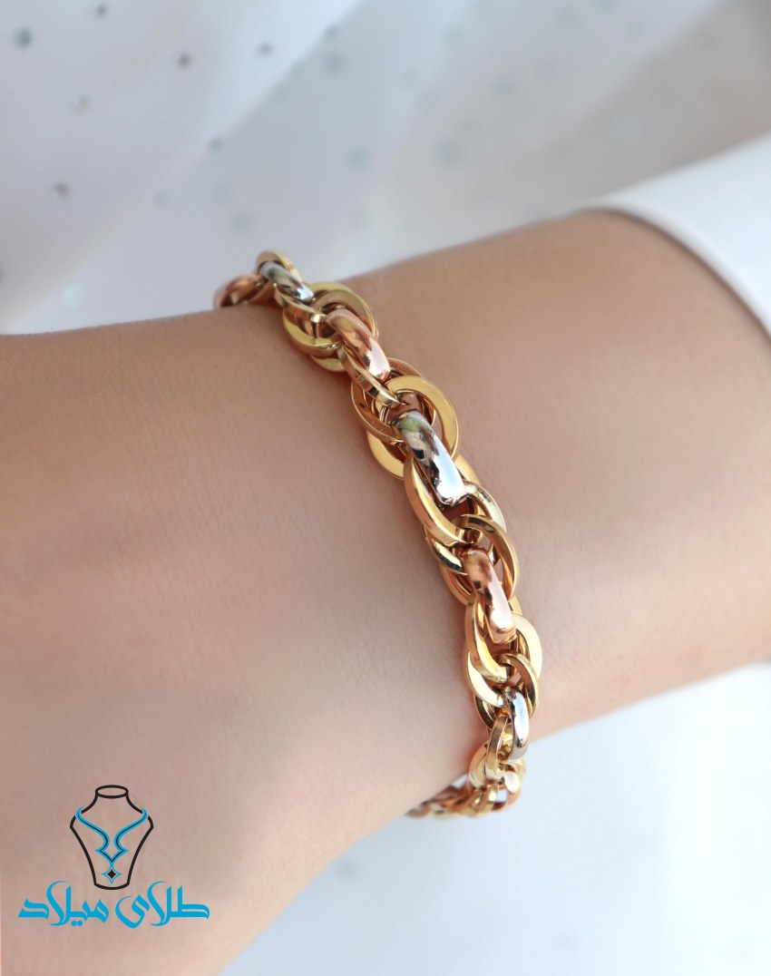 خرید دستبند طلا کد15