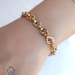 خرید دستبند طلا کد16