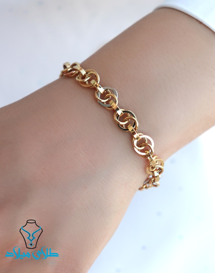 خرید دستبند طلا کد16
