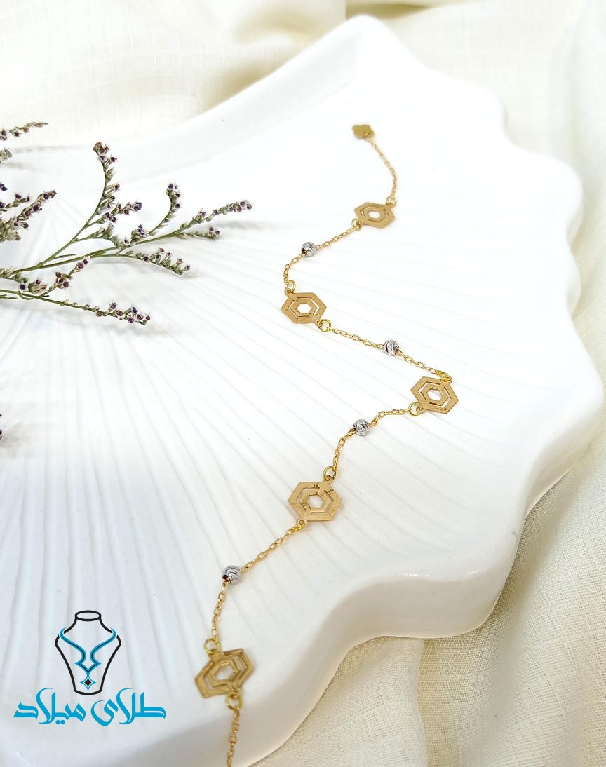 دستبند کد35 طلای میلاد