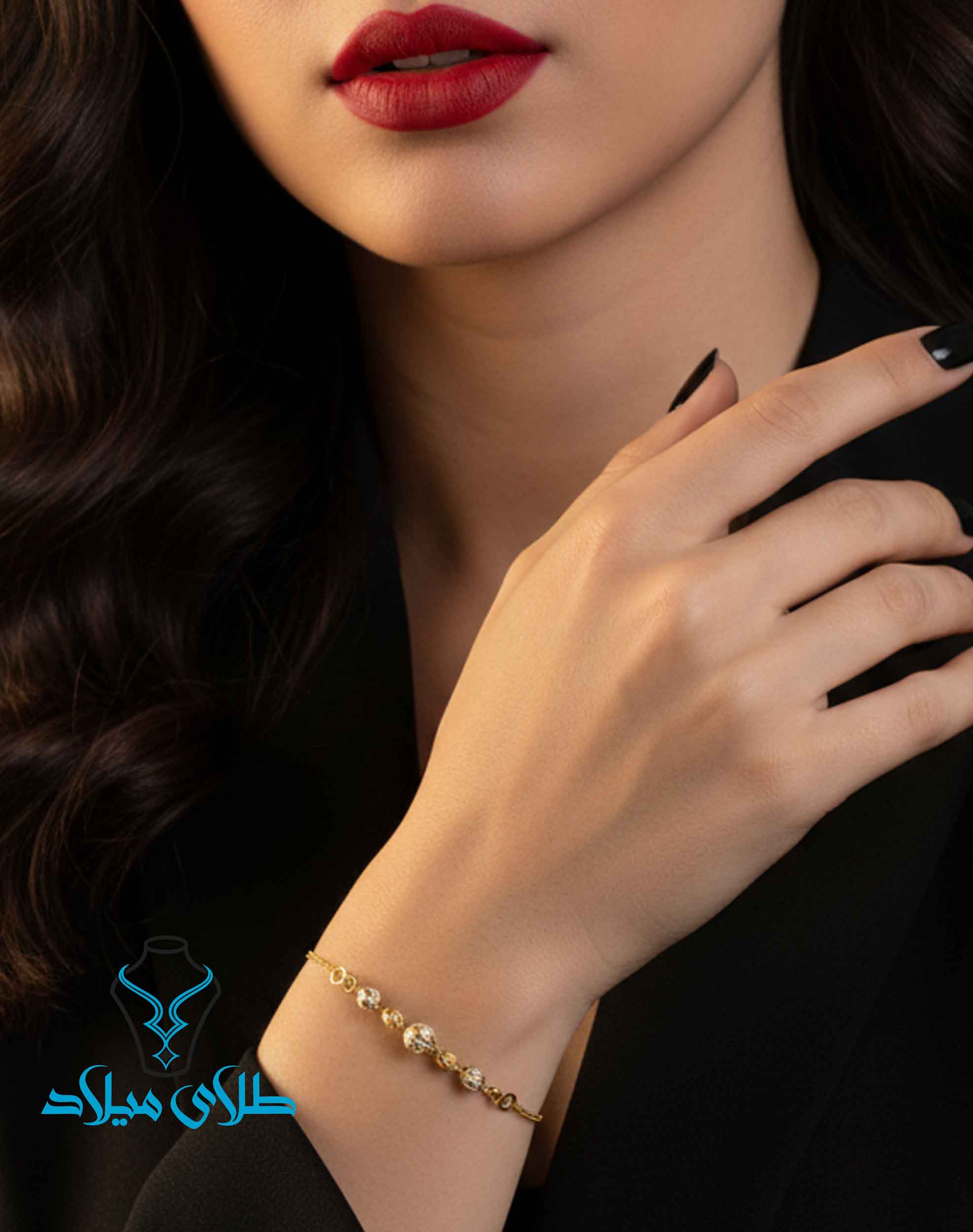 خرید دستبند طلا کد61 از طلای میلاد