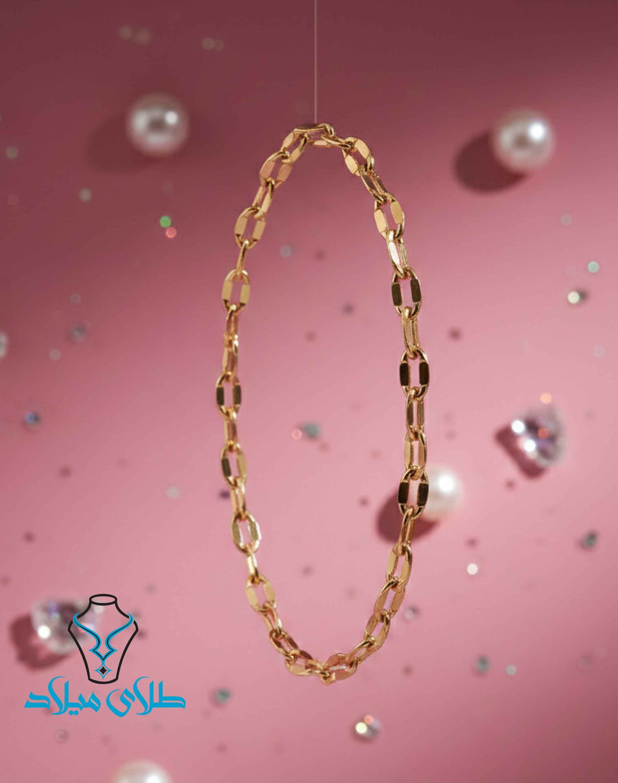 دستبند طلا اسپرت کد64