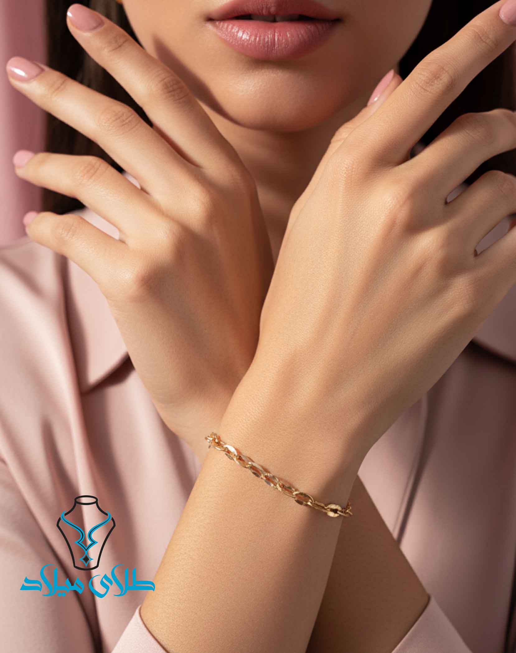 خرید دستبند طلا کد64 از سایت میلادزر