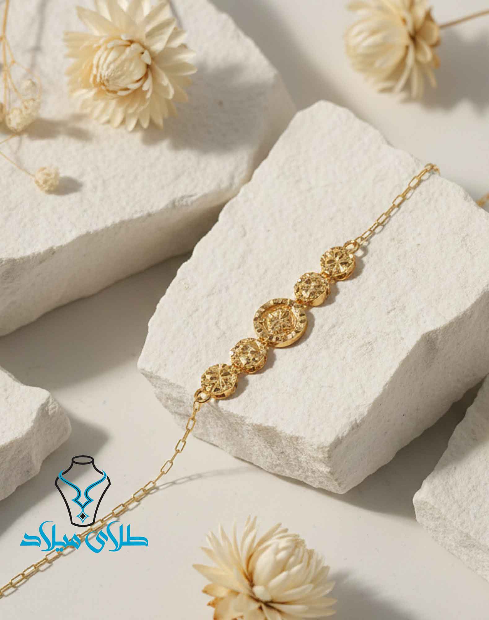 دستبند طلا کد65 میلادزر