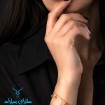 خرید دستبند طلا کد77 از طلای میلاد