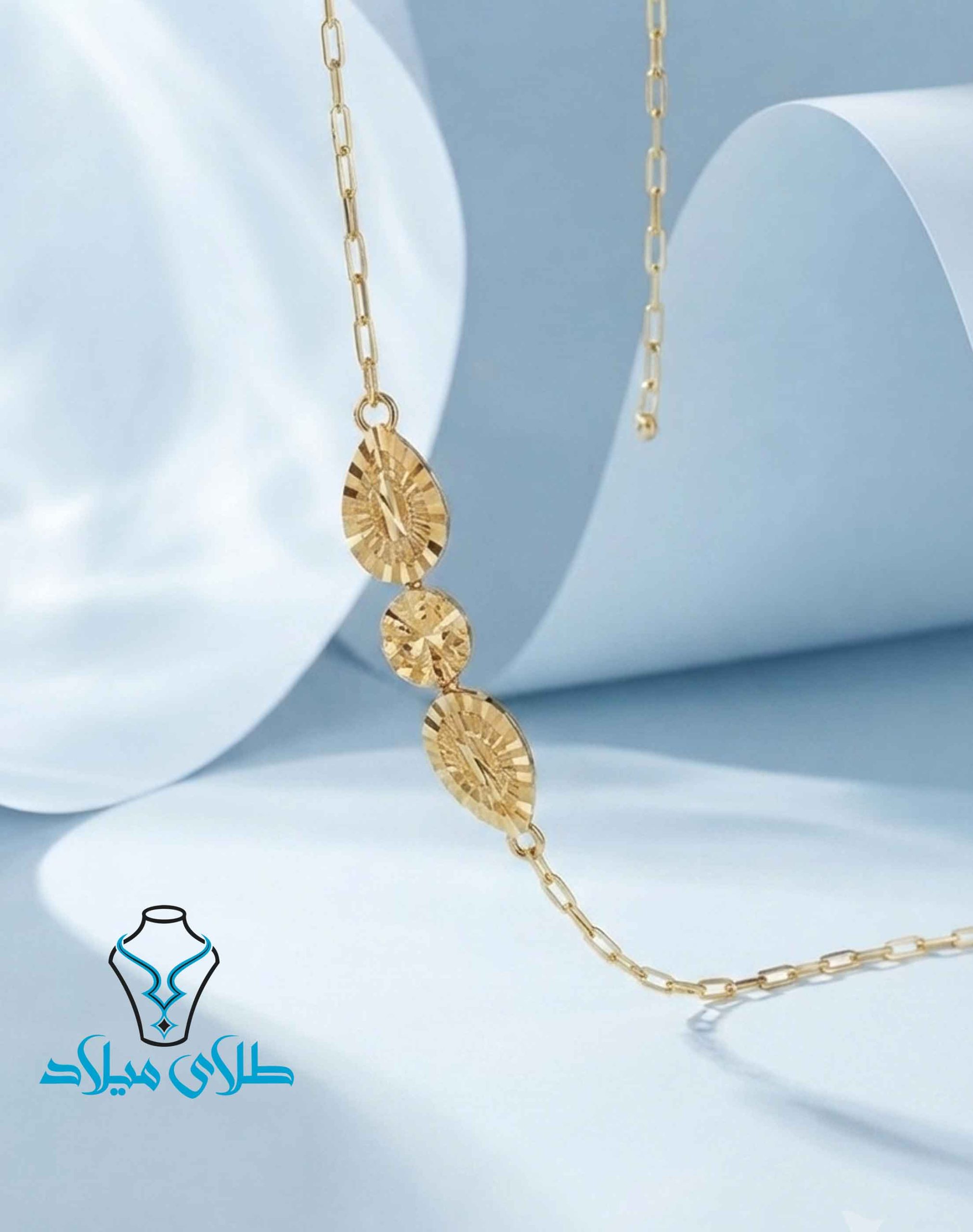 دستبند طلا کد83 گالری طلای میلاد
