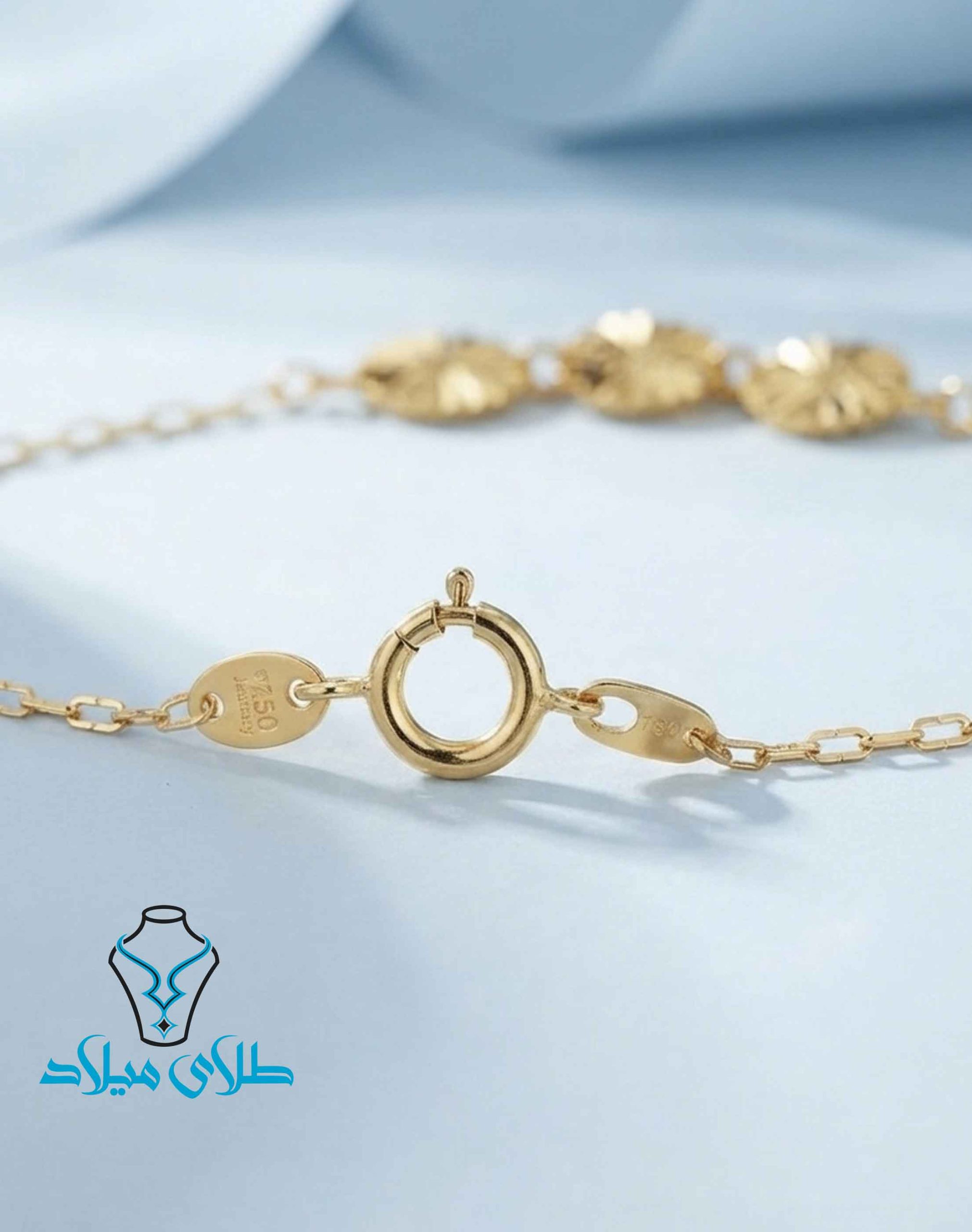 دستبند کد83قفل دستبند طلا کد83