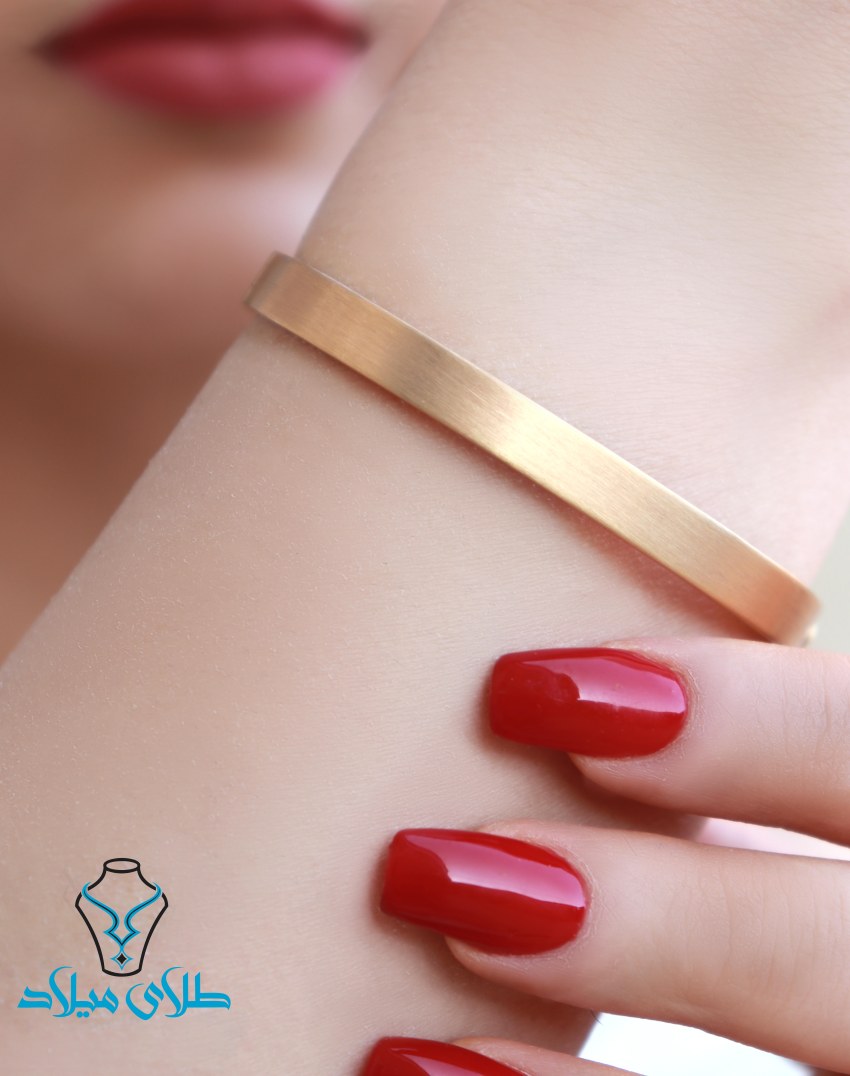 خرید دستبند النگویی کارتیه طلا کد10 میلادزر