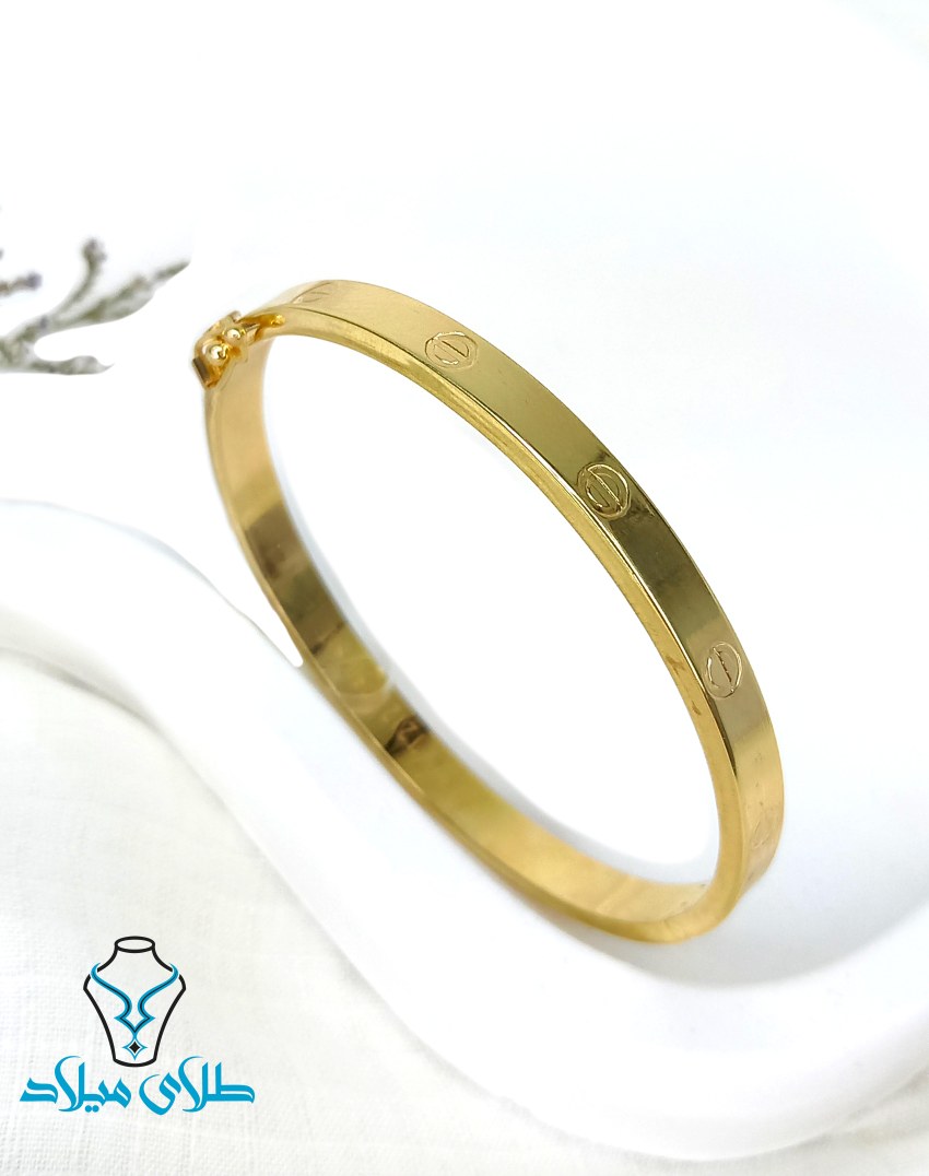 خرید دستبند النگویی طلا کارتیه کد11