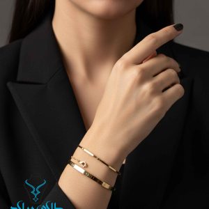 خرید دستبند النگویی طلا کارتیه کد12 از طلای میلاد