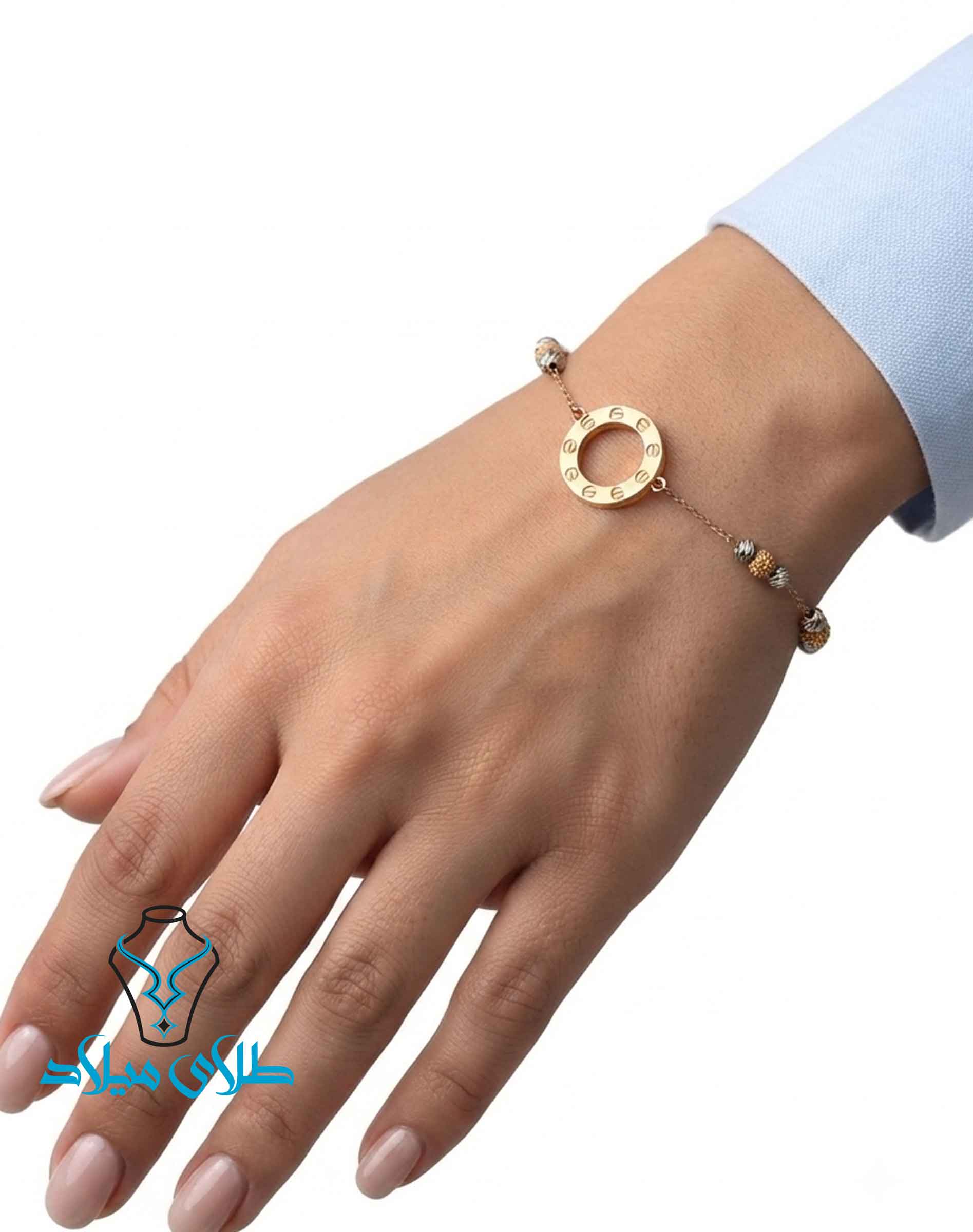 خرید دستبند طلا کارتیه کد54