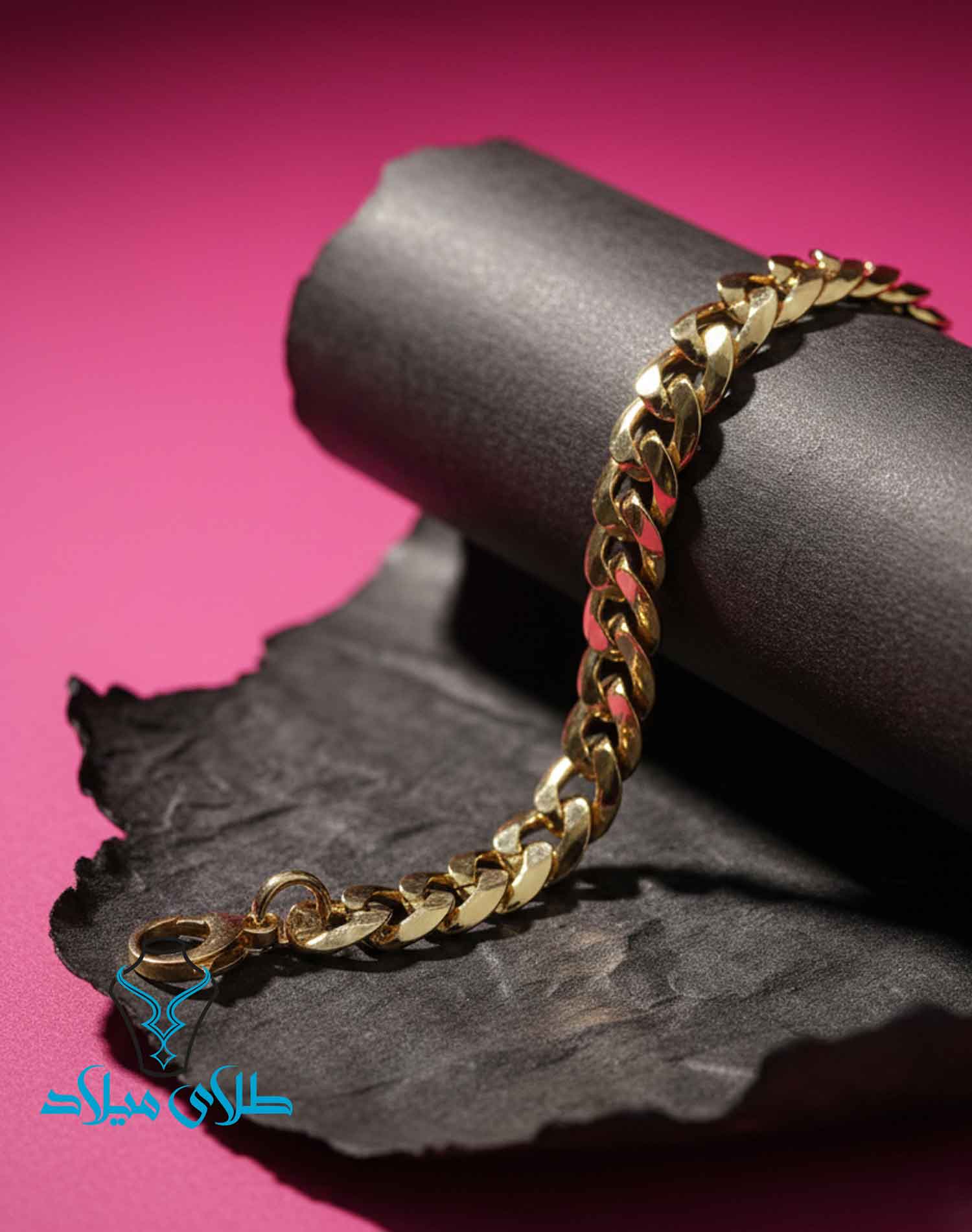 دستبند طلا کارتیه کد52 طلای میلاد