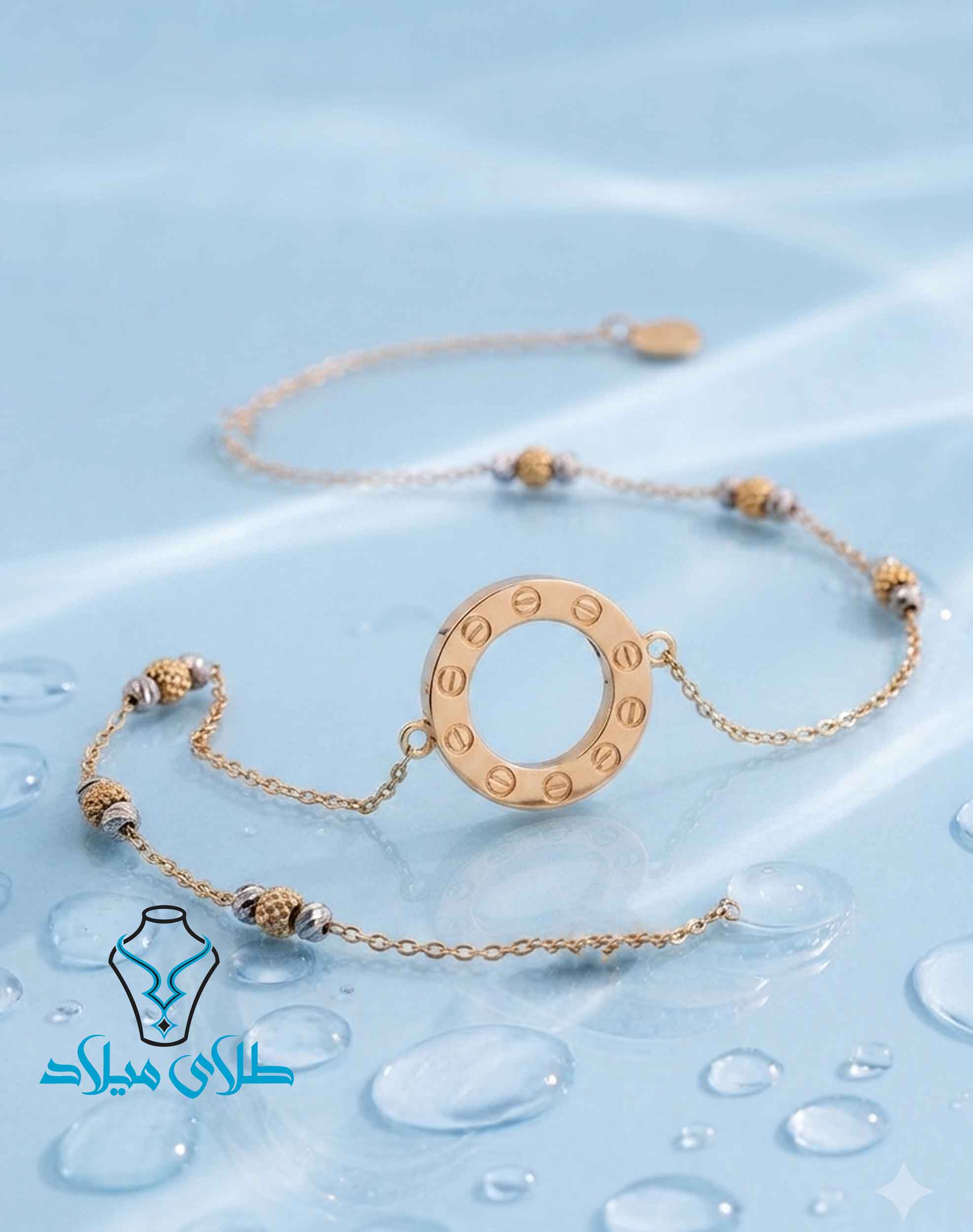 دستبند طلا کارتیه کد54 در طلای میلاد