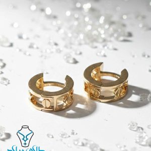 گوشواره حلقه‌ای کارتیه کد6