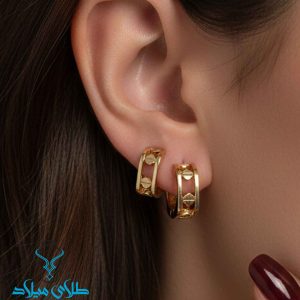 گوشواره حلقه‌ای کارتیه کد7