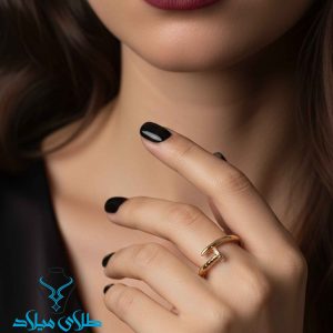 خرید انگشتر طلا کارتیه کد24 از طلای میلاد