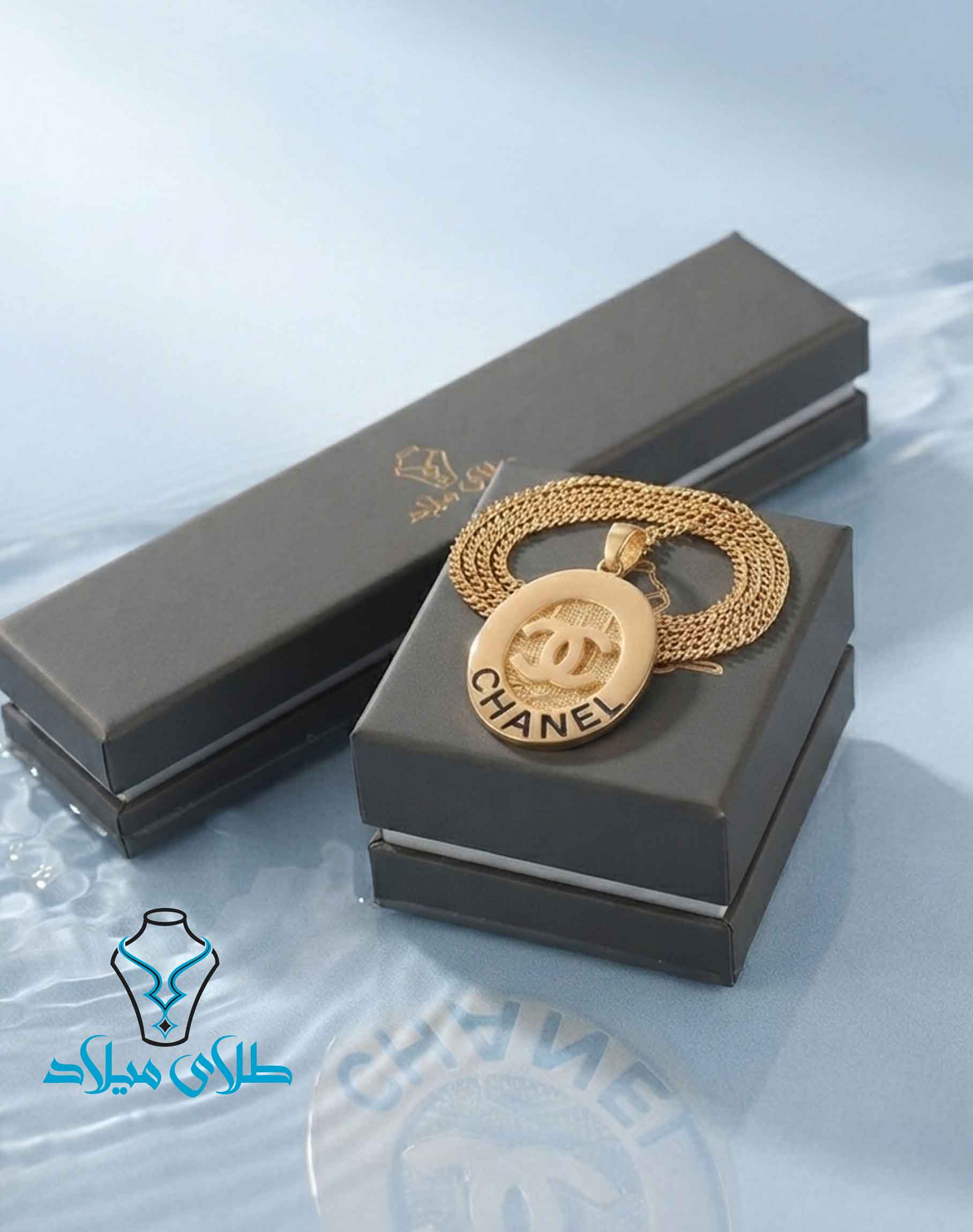 پلاک طلا شنل کد2 بسته بندی