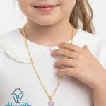 خرید نیم ست بچگانه طلا کد2 از سایت میلادزر